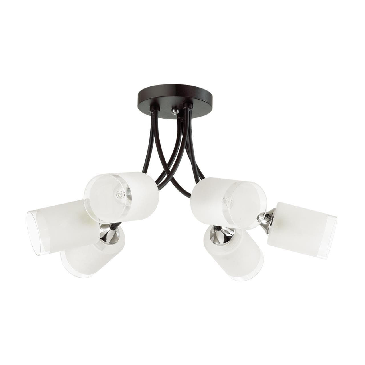 Lumion 4533/6C COMFI LN21 058 черный, хром Люстра потолочная E27 6*60W 220V PAULA — миниатюра 2