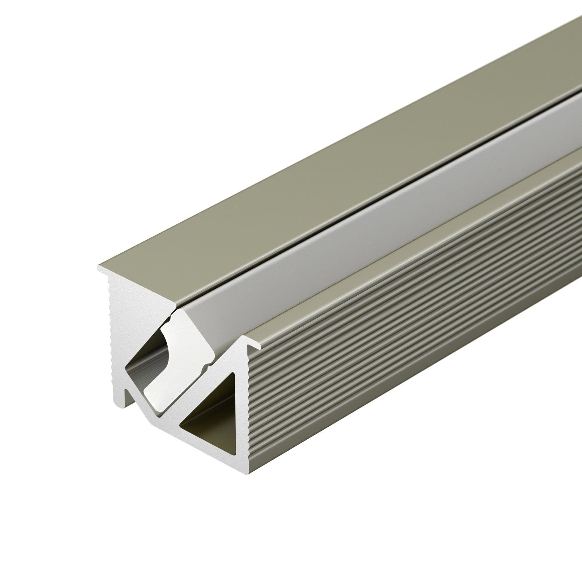 Arlight Профиль SL-BEVEL-H10-F14-2000 ANOD СHAMPAGNE (Алюминий) 038200 — миниатюра 3