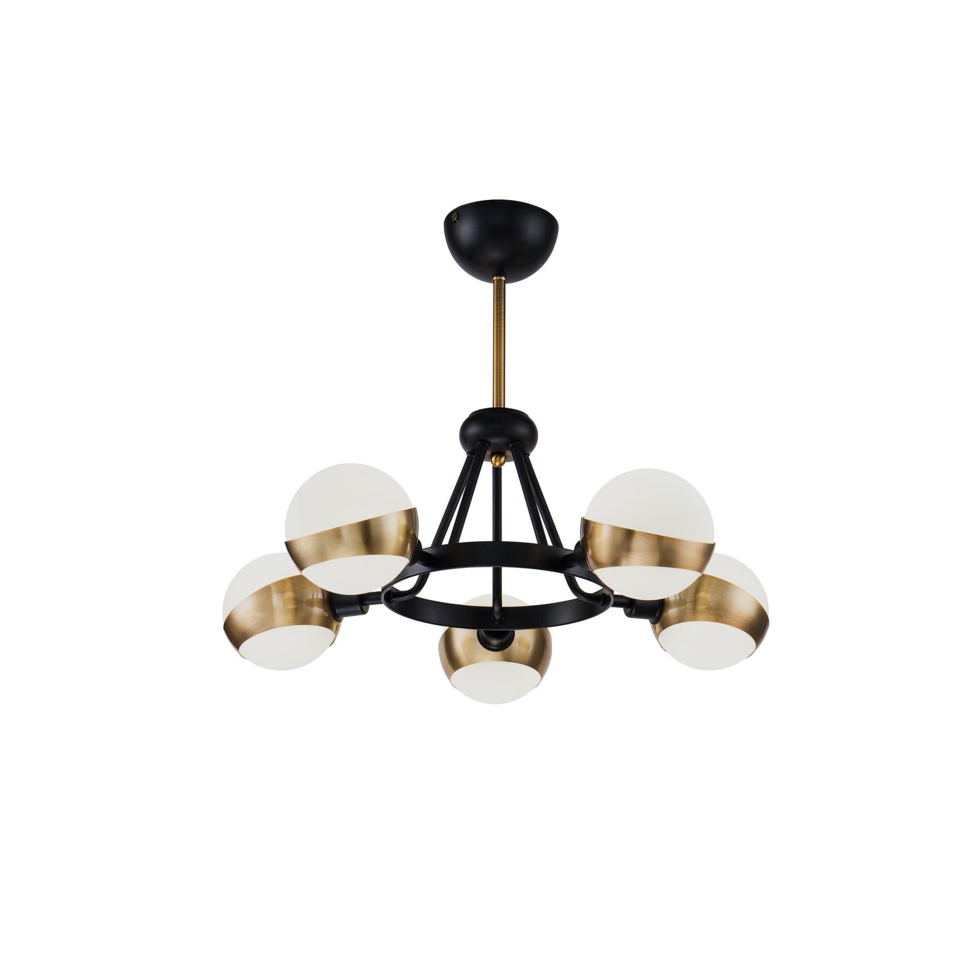 Freya Modern Silvia Черный Люстра E14 60W FR5009PL-05B — миниатюра 2