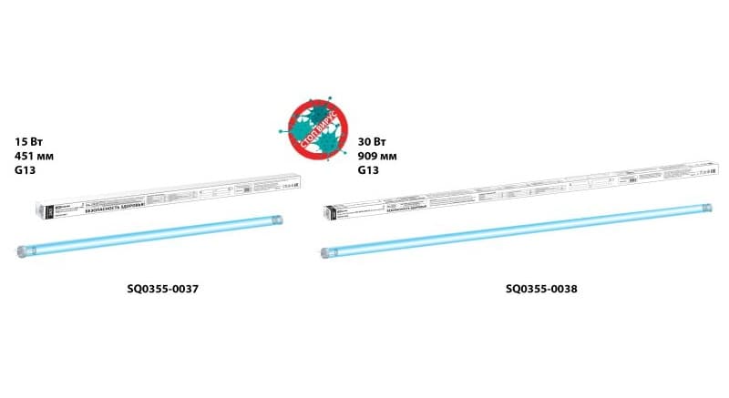 TDM Лампа бактерицидная UVC 30 Вт, T8/G13, безозоновая SQ0355-0038 — миниатюра 2
