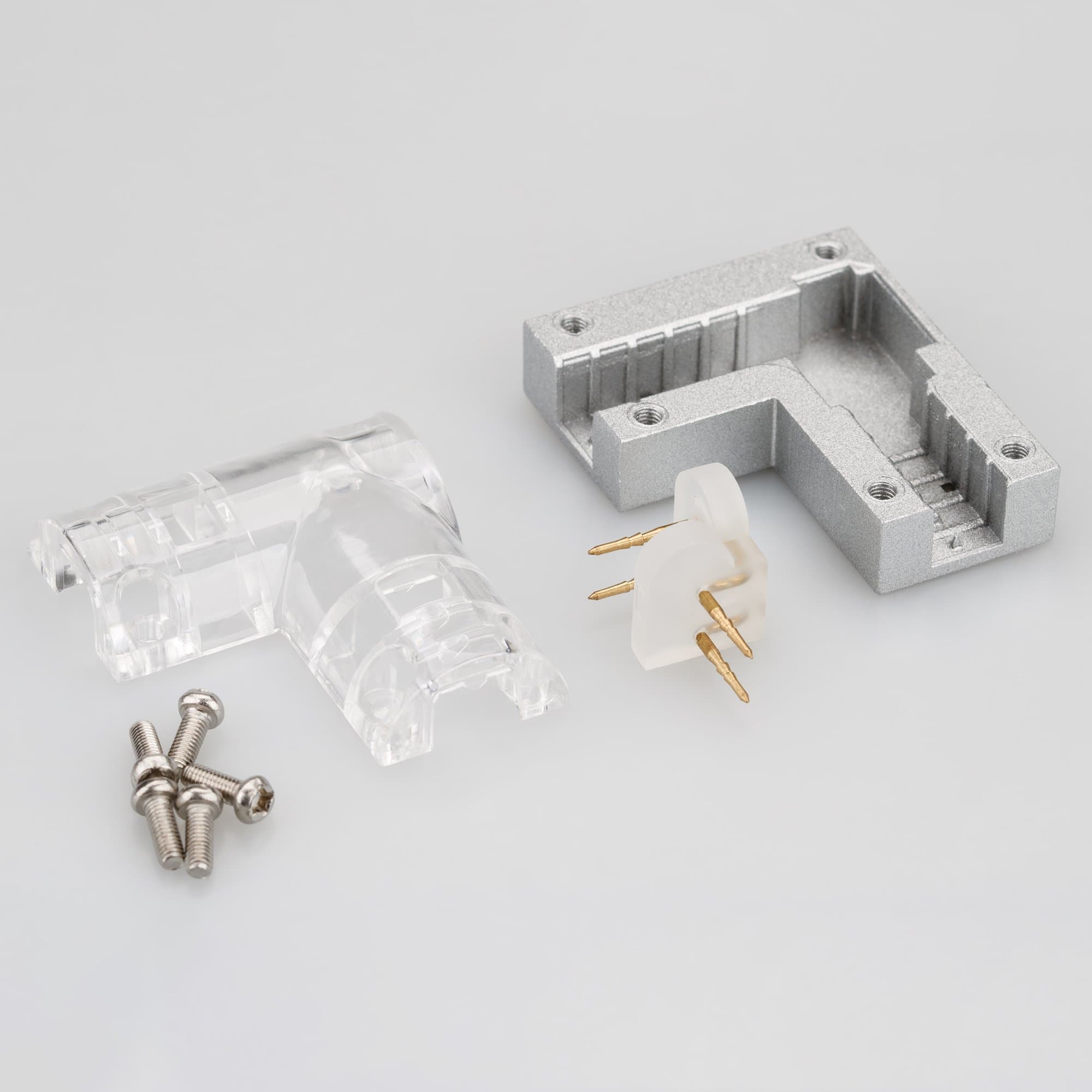 Arlight Соединитель угловой ARL-CLEAR-Mini-90 (16x8mm) (Металл) 022705 — миниатюра 4
