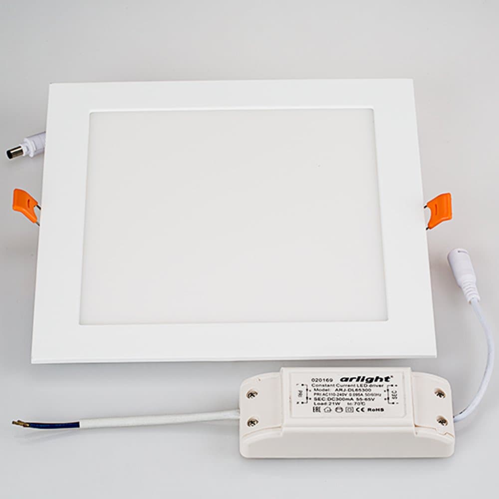 Arlight Светильник DL-225x225M-21W White (IP40 Металл, 3 года) 020135 — миниатюра 5