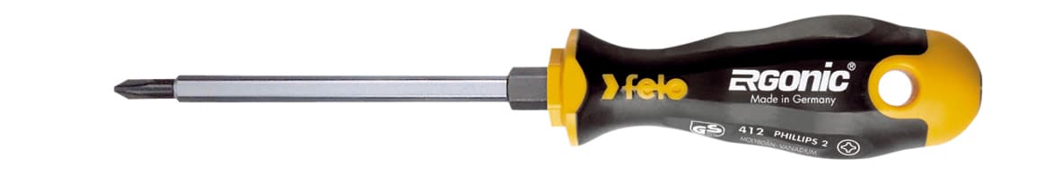 Felo Отвертка крестовая с шестигранным лезвием Ergonic PH 4X150 41240540