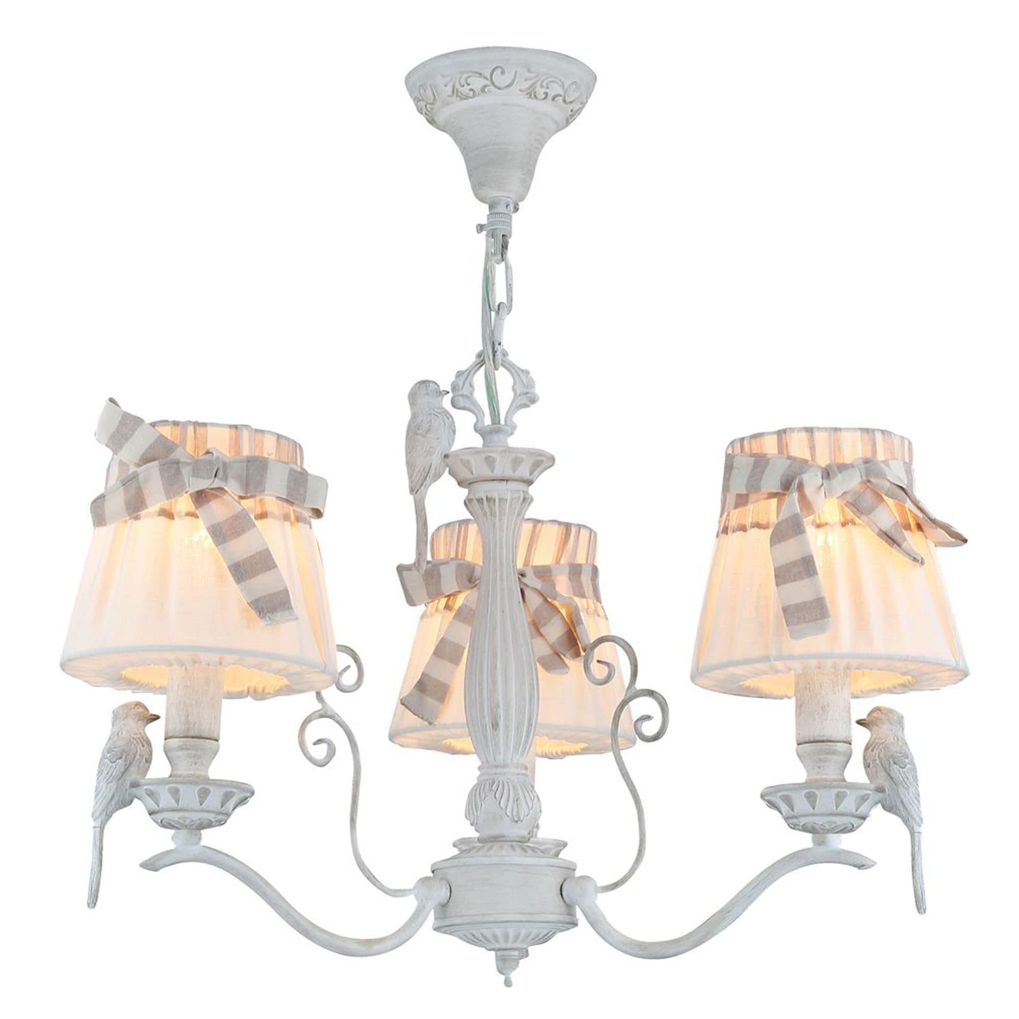 Maytoni Elegant Bird Белый Антик Люстра 3xE14 40W ARM013-03-W — миниатюра 3