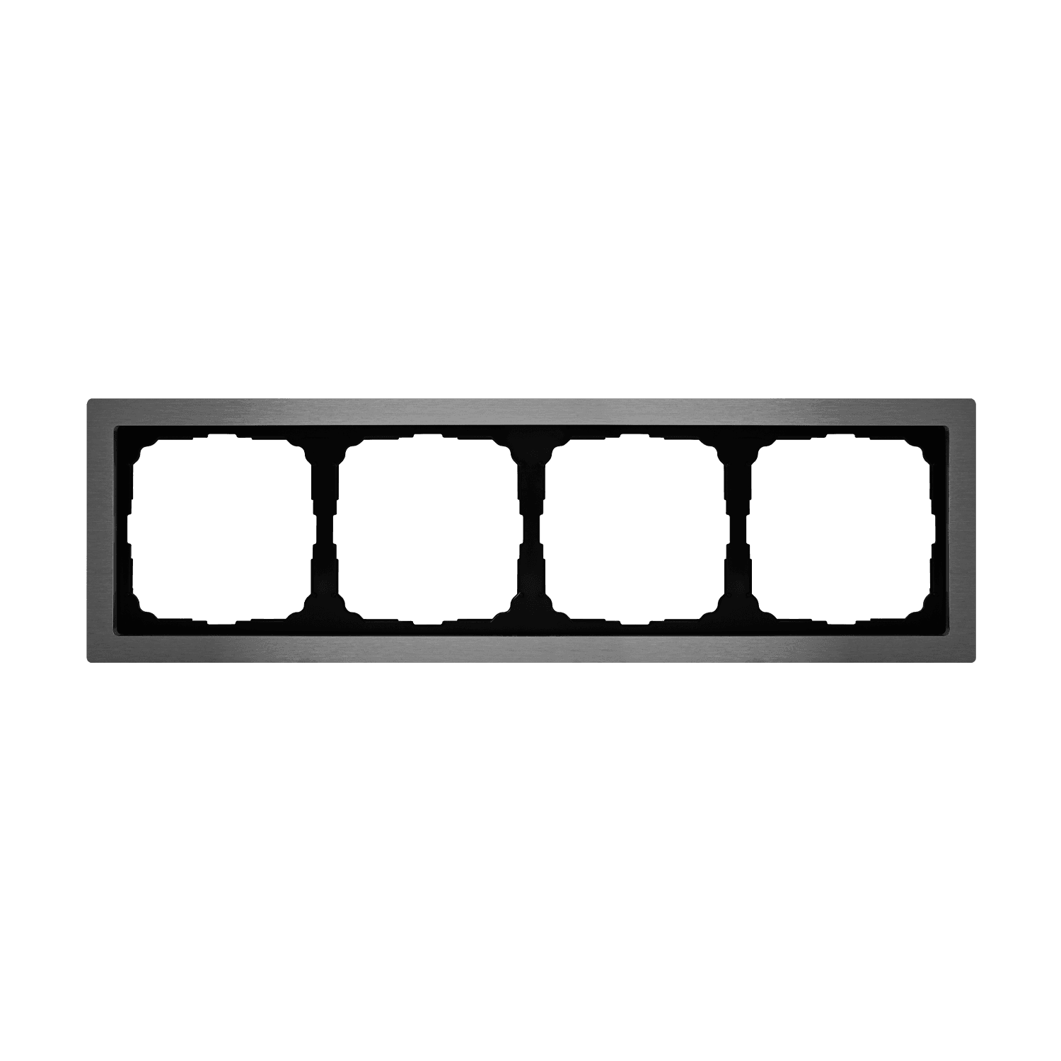 Systeme Electric ArtGallery Pure Металл Алюминий Рамка 4-ая — миниатюра 2