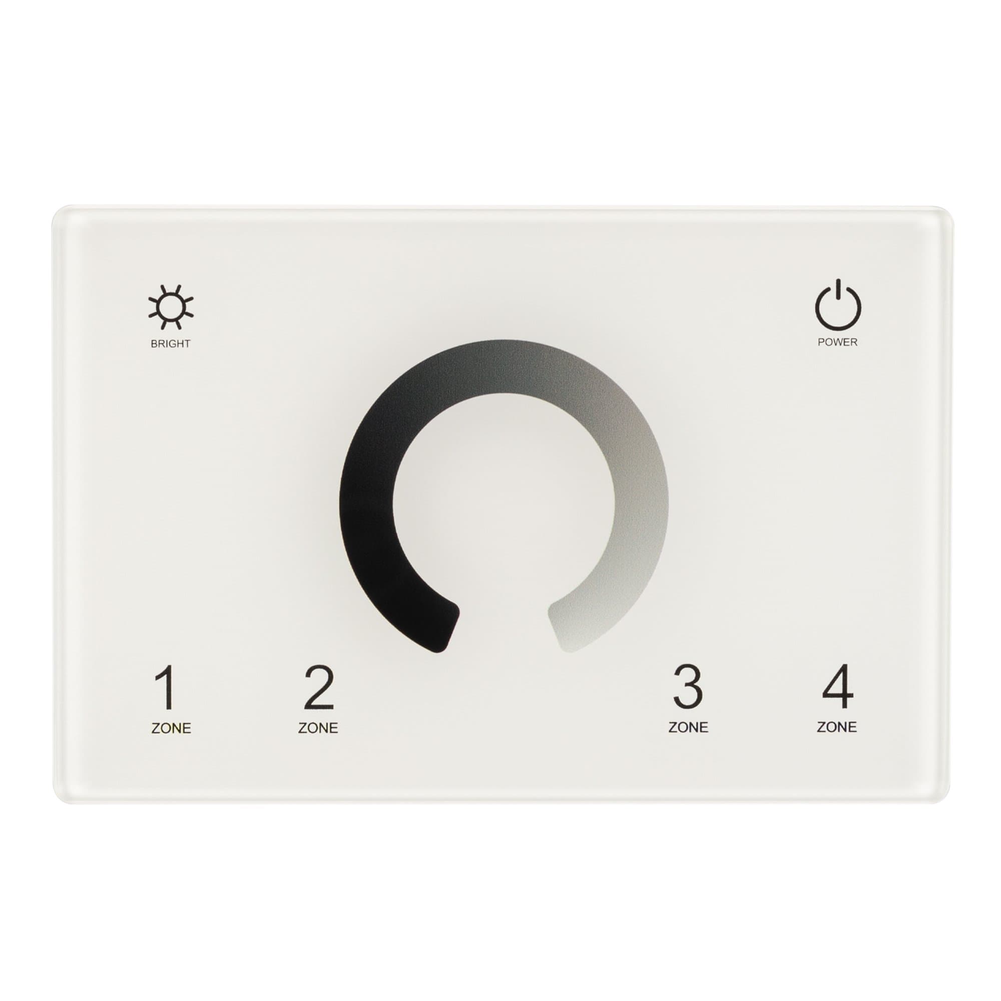 Arlight Панель Sens SMART-P79-DIM White (230V, 4 зоны, 2.4G) (IP20 Пластик, 5 лет) 028398 — миниатюра 4
