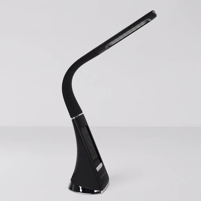 Ambrella Светодиодная настольная лампа с дисплеем DE509 BK черный LED 3000-6400K 6W — миниатюра 4