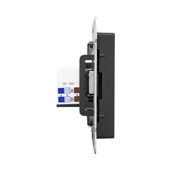 EKF Механизм розетки RJ45 - 2шт, (cat5), чёрный Эпика — миниатюра 6