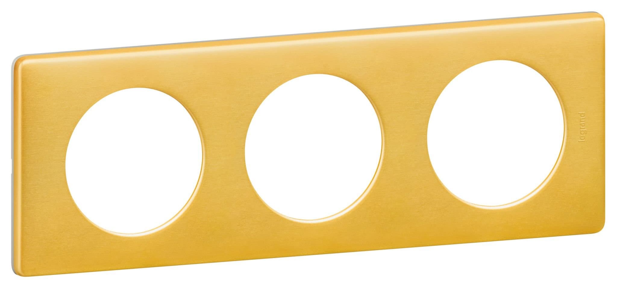 Legrand Celiane Латунь Рамка 3-я (2+2+2 мод) 068793 — миниатюра 2
