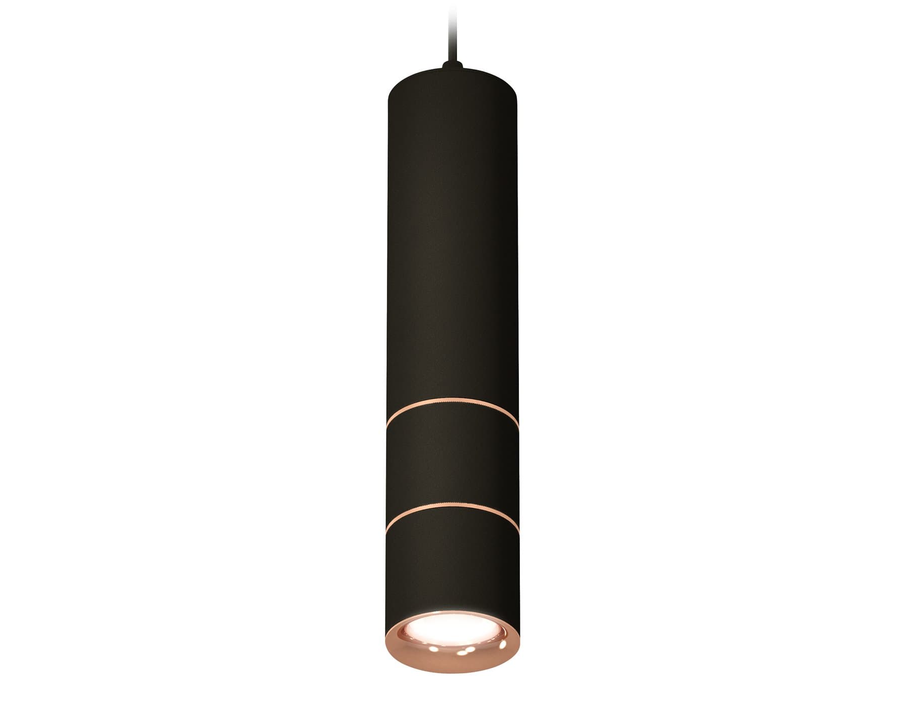 Ambrella Комплект подвесного светильника XP7402085 SBK/PPG черный песок/золото розовое полированное MR16 GU5.3 (A2311, C7456, A2073, C7402, A2073, C74 — миниатюра 1