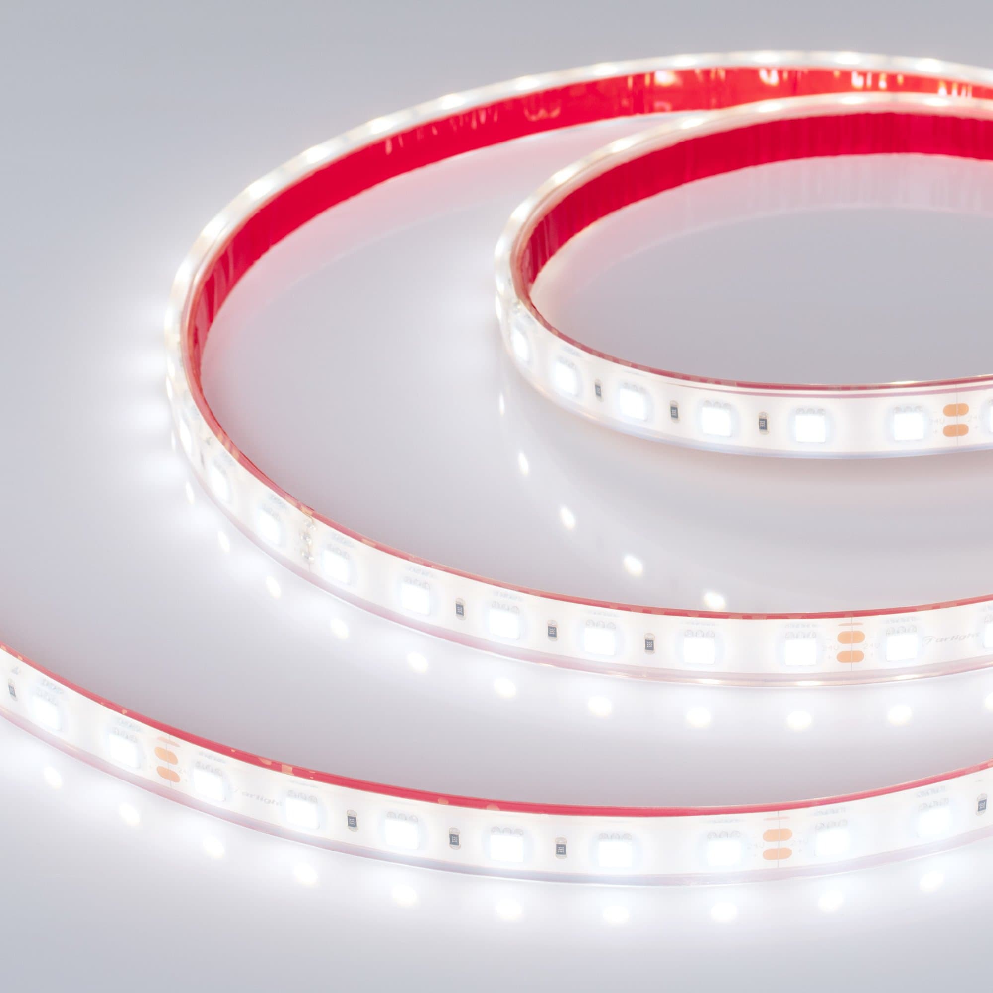 Arlight Светодиодная лента RTW 2-5000PGS 24V White 2x (5060, 300 LED, LUX) (14.4 Вт/м, IP67) 013584 — миниатюра 3