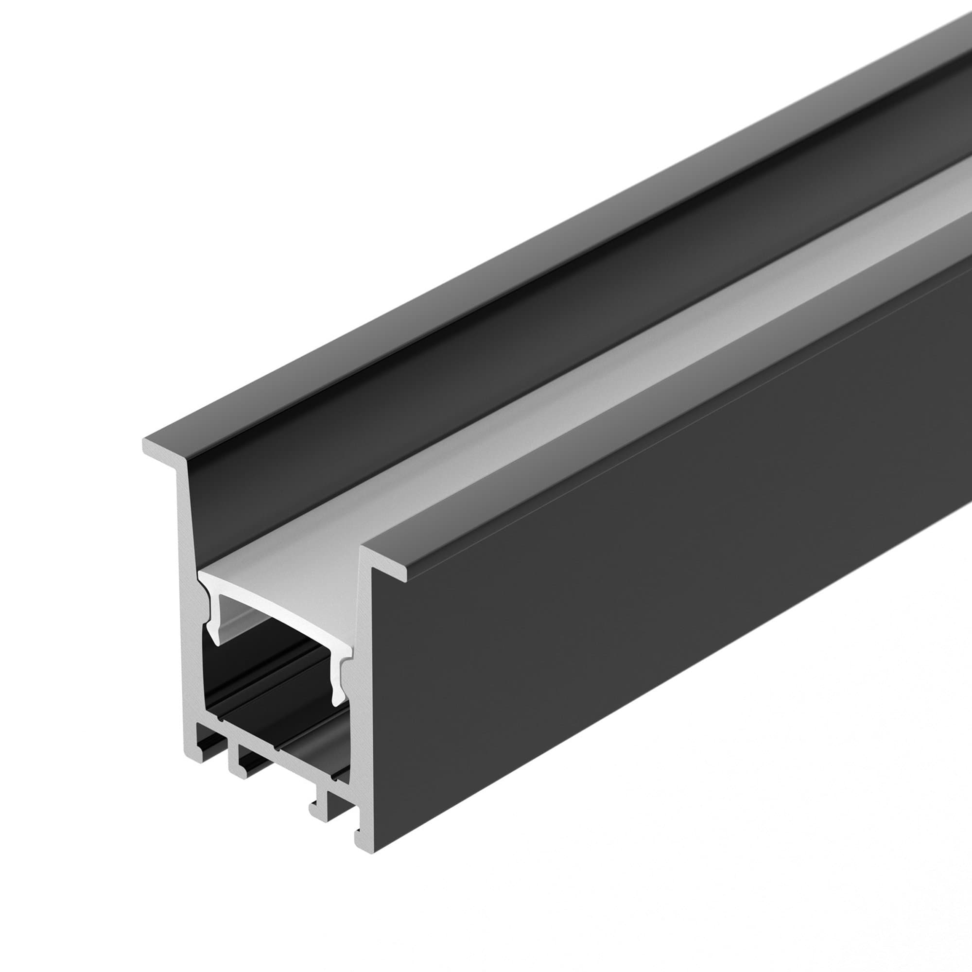 Arlight Профиль SL-COMFORT-2322-F-2000 ANOD BLACK (Алюминий) 031771 — миниатюра 1