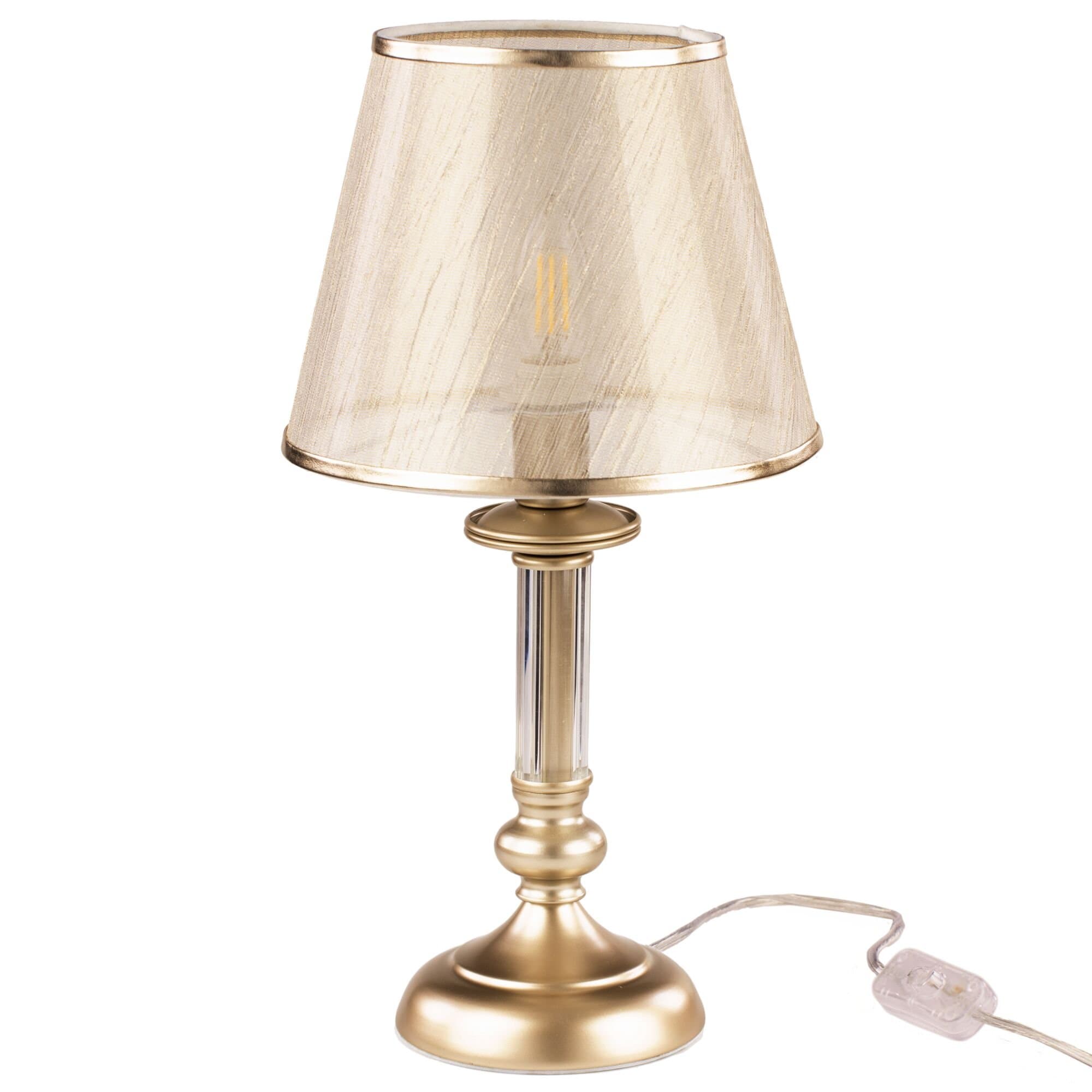 Freya Classic Ksenia Матовое Золото Настольная лампа E14 40W FR2539TL-01G — миниатюра 3