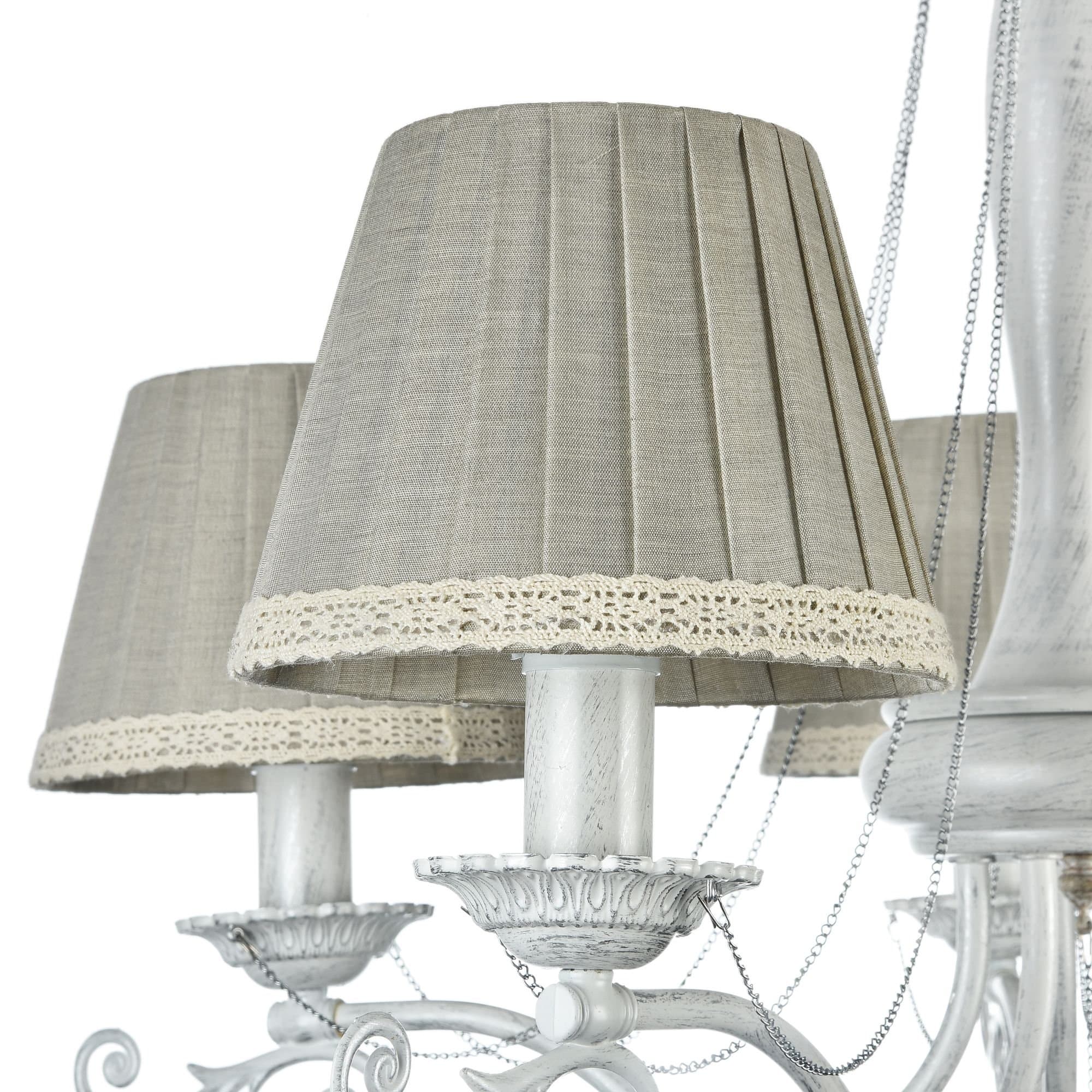 Freya Classic Donata Белый Люстра E14 40W FR2759-PL-05-W — миниатюра 6