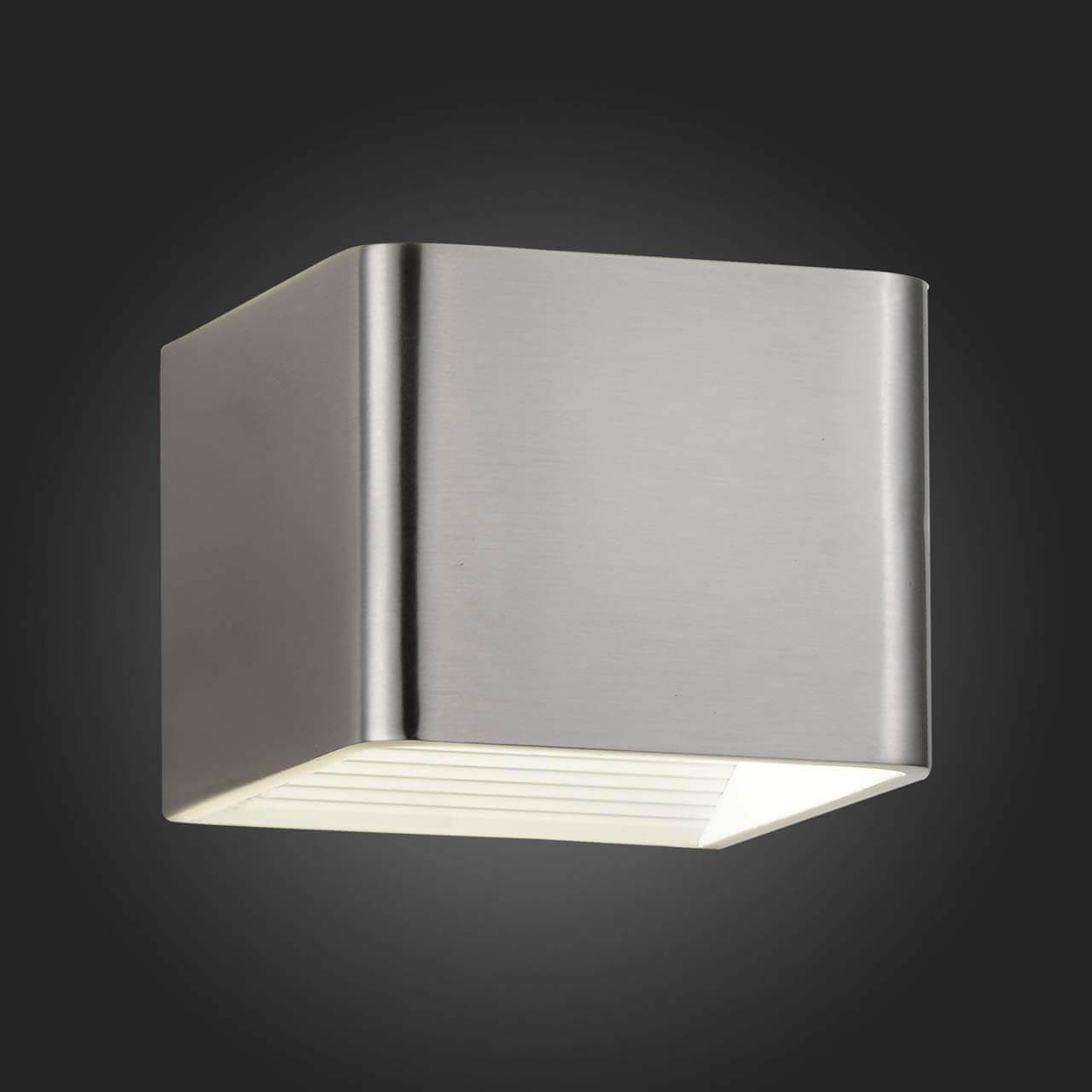 ST LUCE SL592.071.01 Светильник настенный Матовый Никель,Белый/Матовый Никель,Белый LED 1*6W — миниатюра 3