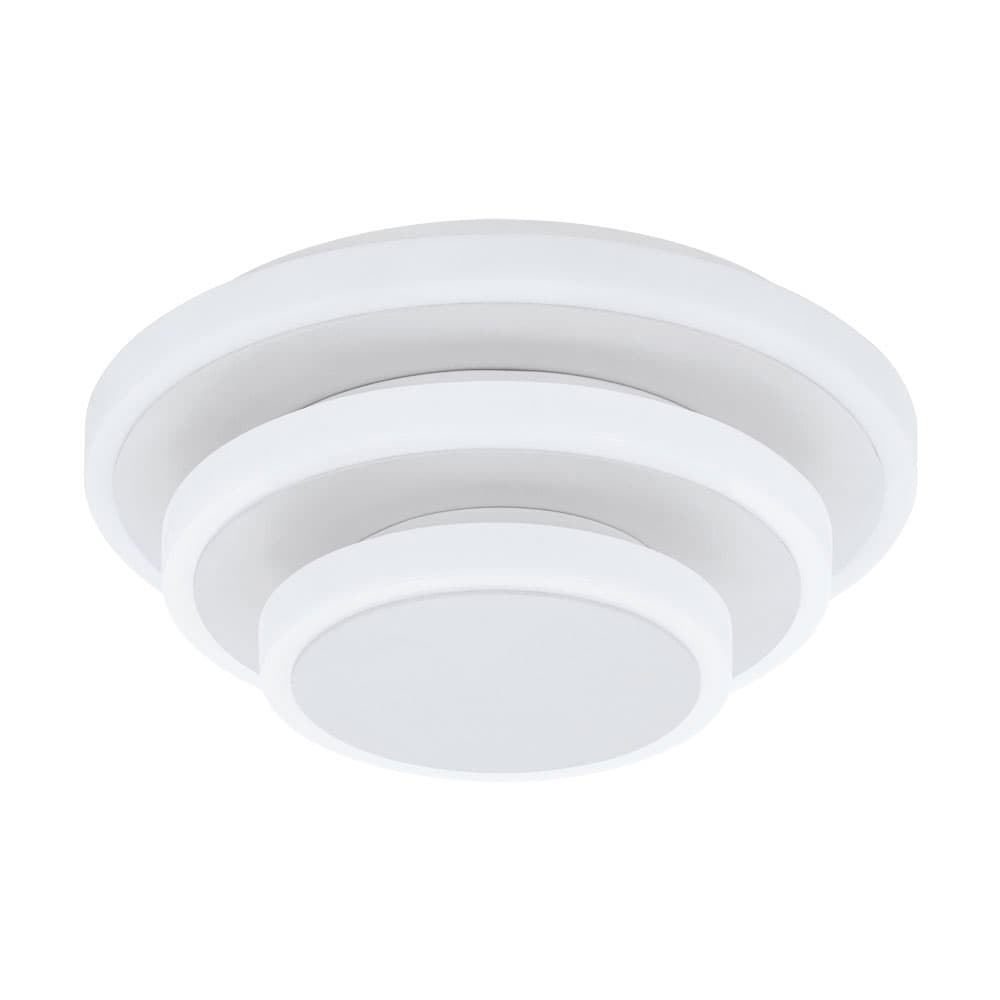 Eglo 98676 Светод. светильник настенно-потол. ELGVERO регул., 25,4W(LED), Ø250, H100, сталь, белый/пласти