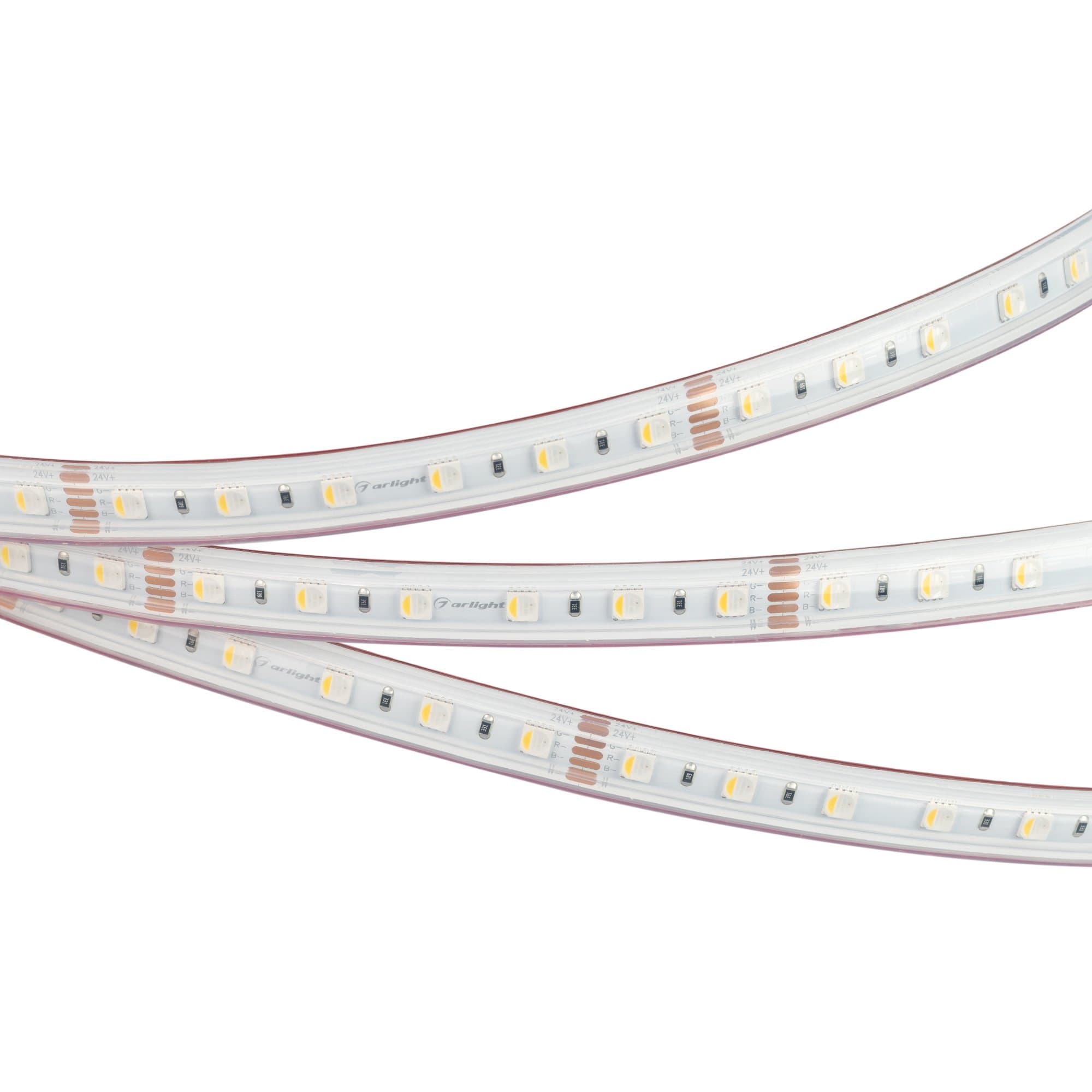 Arlight Светодиодная лента RTW-PS-B60-14mm 24V RGBW-Day-4-in-1 (19.2 W/m, IP67, 5060, 5m) (-) 034187 — миниатюра 1