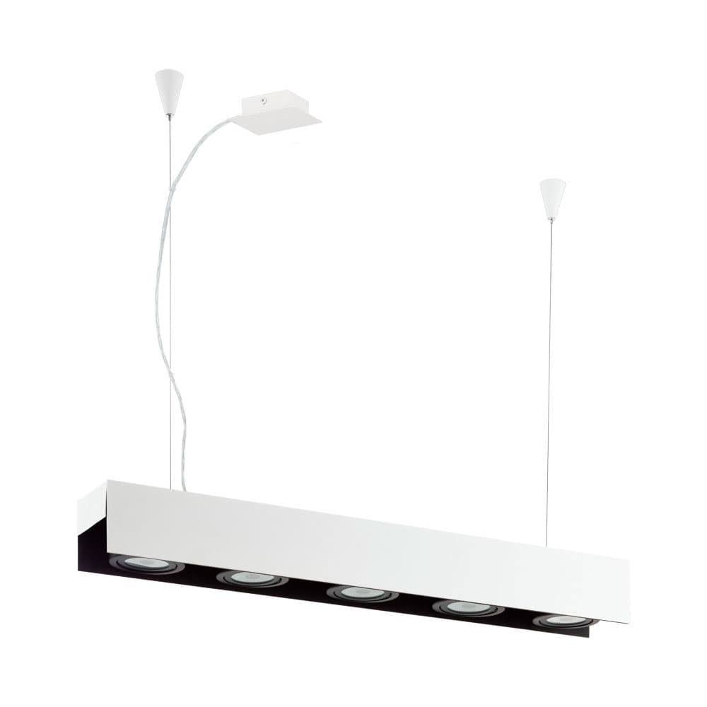 Eglo 39372 Светодиодный подвес RONZANO димм., 5х5,4W(LED), 5х510lm, L1160, B125, H1500, алюминий, сталь