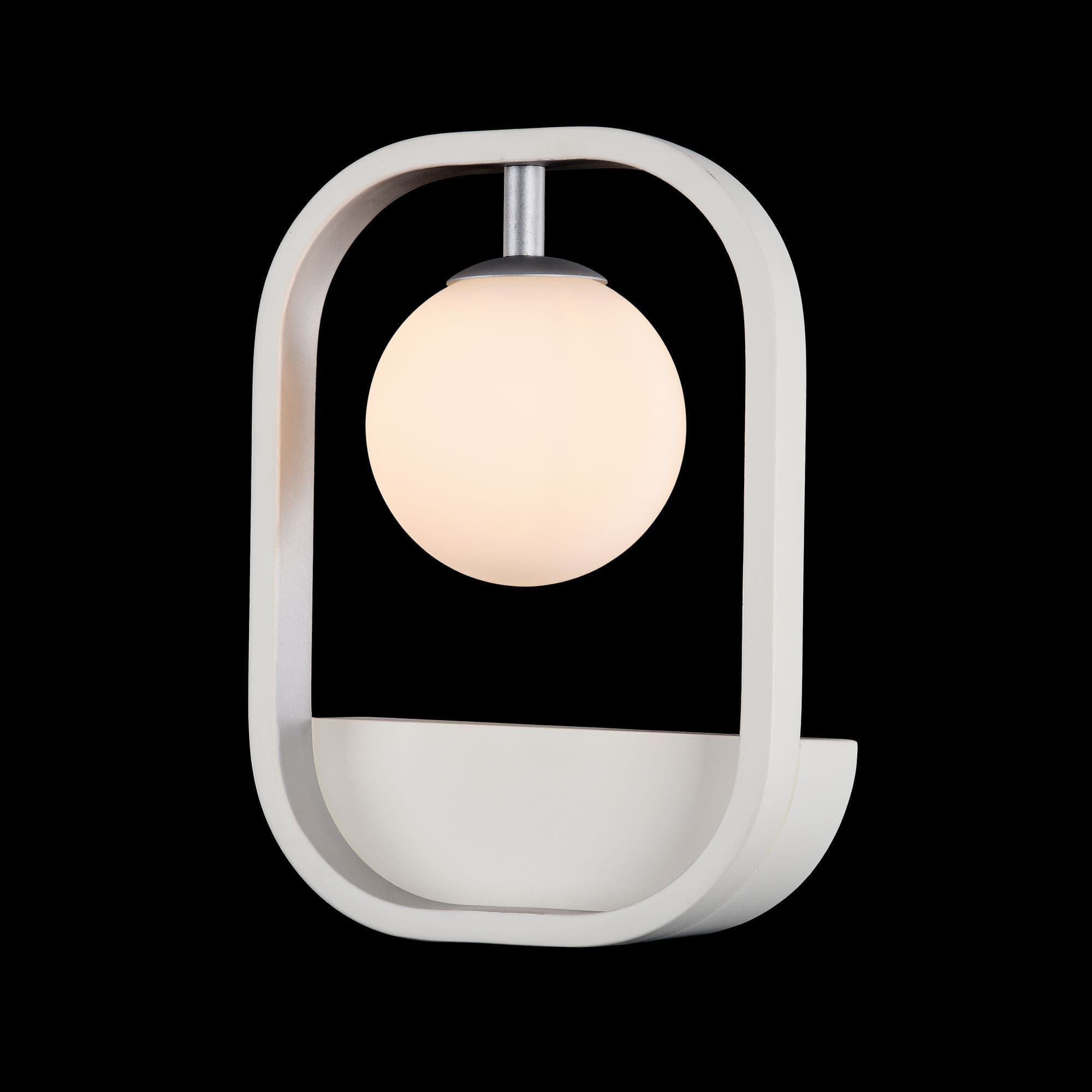 Maytoni Modern Avola Белый с Серебром Бра 1xG9 40W MOD431-WL-01-WS — миниатюра 5