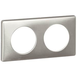 Legrand DIY Celiane Алюминий Рамка 2 поста 696962 — миниатюра 1