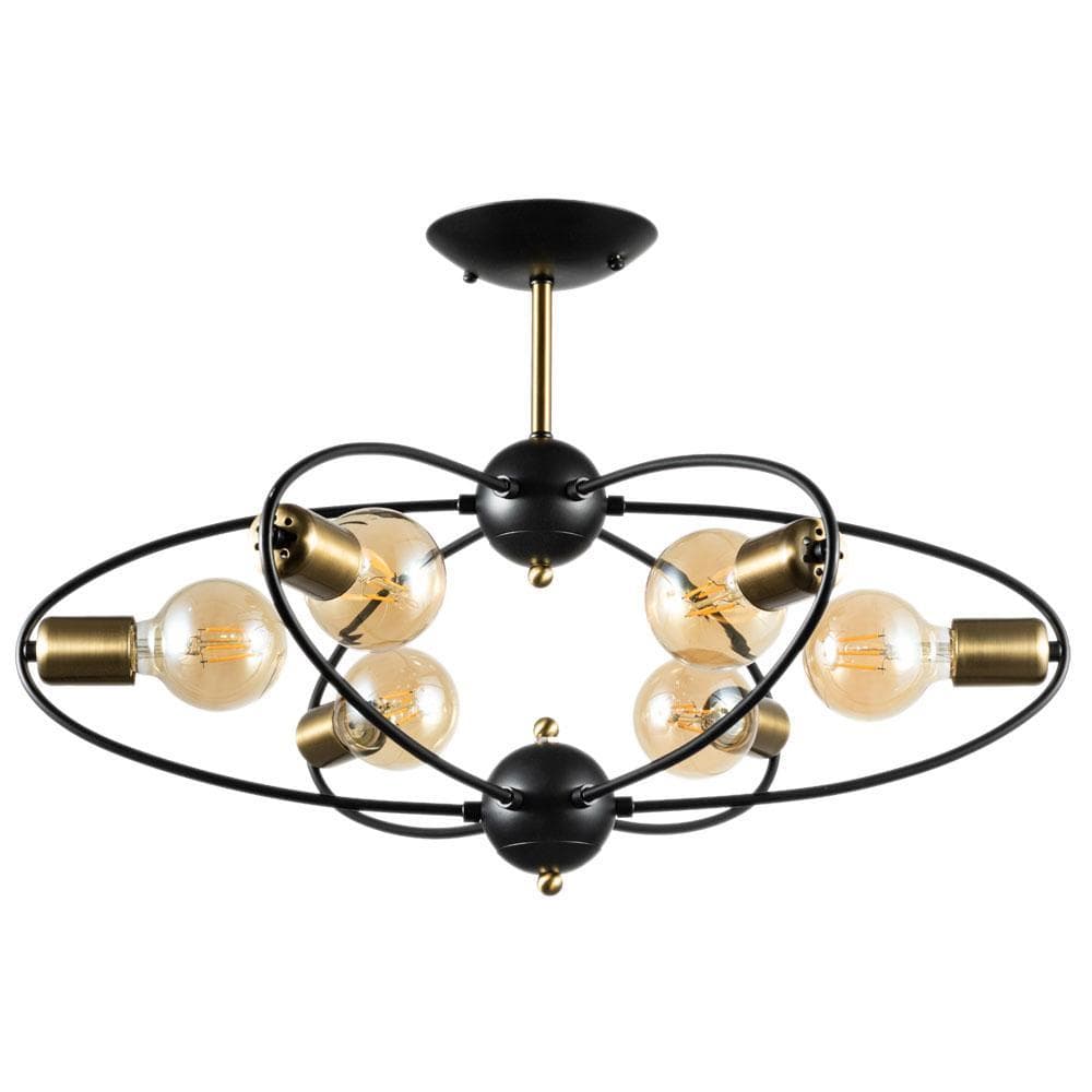 Arte Lamp A1963PL-6BK Люстра потолочная — миниатюра 1