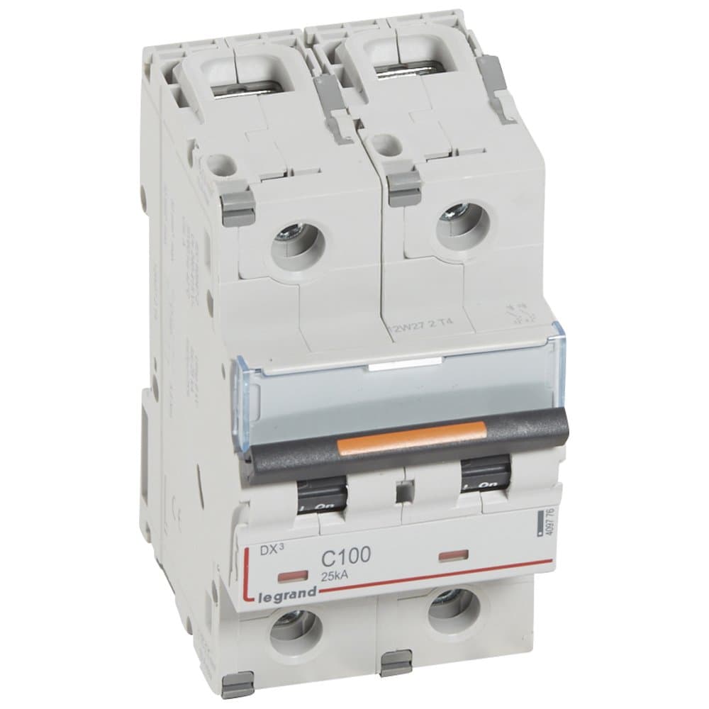 Legrand DX3 Автоматический выключатель 2P C100 25кА 409776