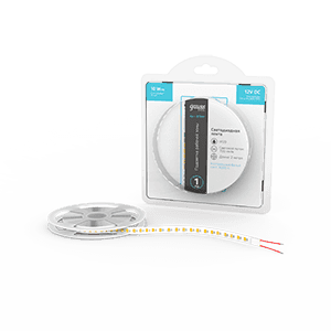 Gauss Лента Basic 12V 10W/m 700lm/m 4000K IP20 LED 2m 1/100 BT037