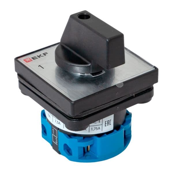 EKF Переключатель кулачковый ПК-1-21 10А 1P «1-0-2» IP65 — миниатюра 6