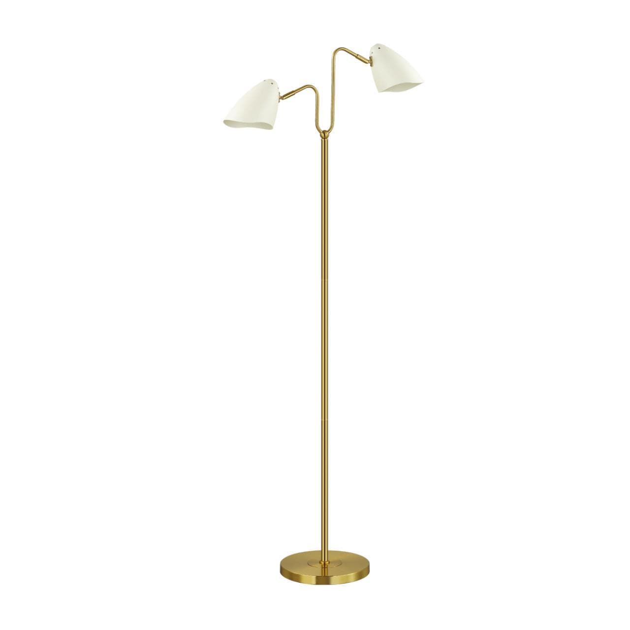 Lumion 4540/2F MODERNI LN21 137 латунь, белый Торшер E14 2*40W 220V MADISON — миниатюра 2
