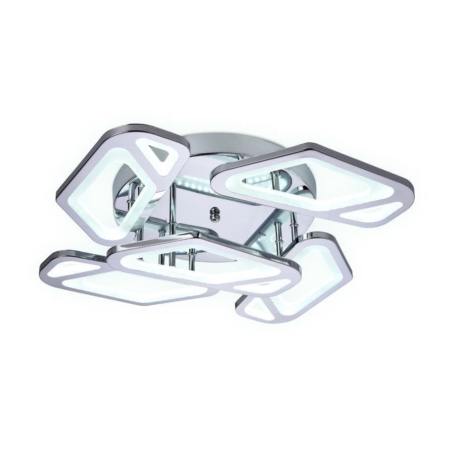 Ambrella Потолочный светодиодный светильник с пультом FA588/5 CH хром 113W 590*590*120 (ПДУ РАДИО 2.4G) — миниатюра 2