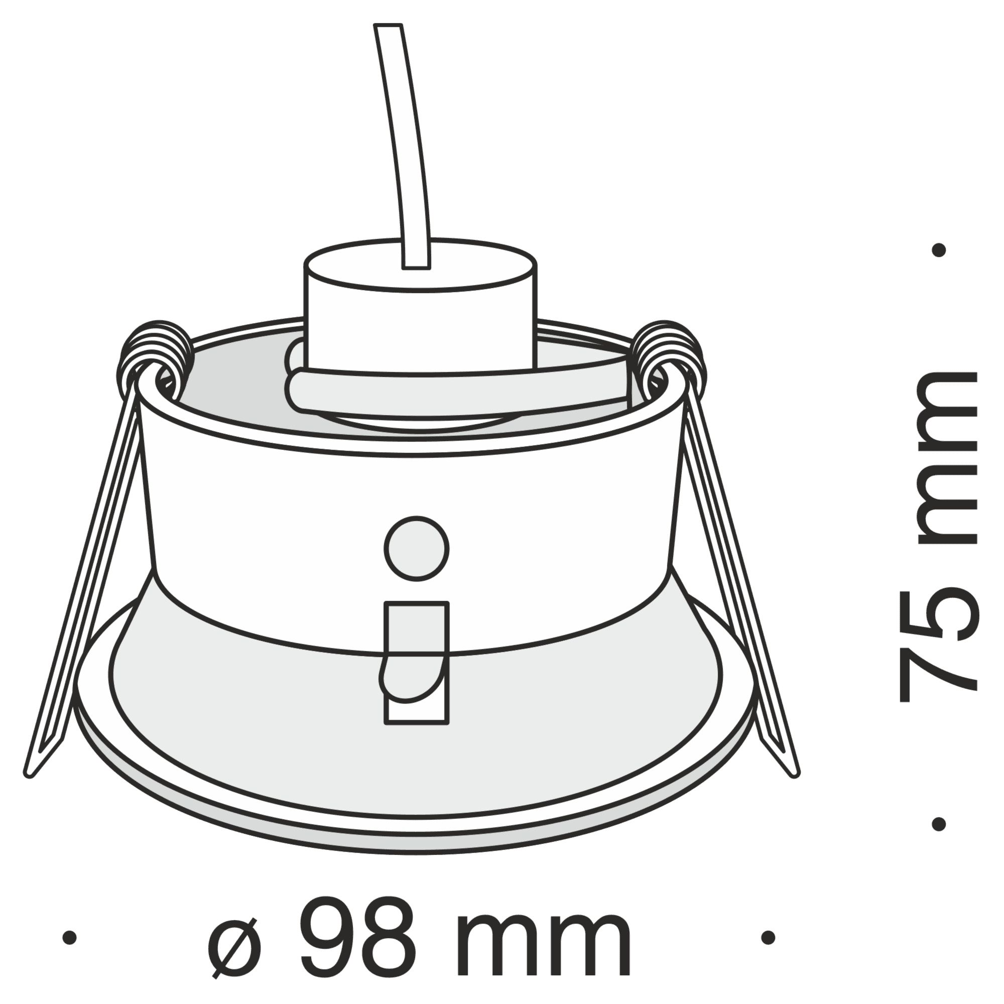 Maytoni Technical Yin Белый Встраиваемый светильник GU10 50W DL030-2-01W — миниатюра 2
