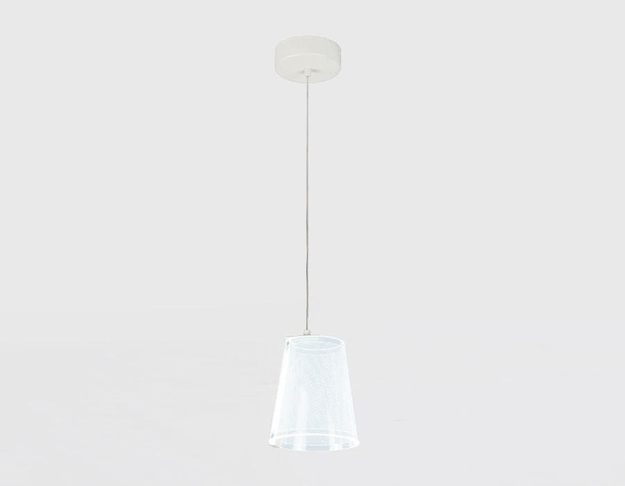 Ambrella Подвесной светодиодный светильник AK4112 WH белый 19W D150*980 (Без ПДУ) — миниатюра 4
