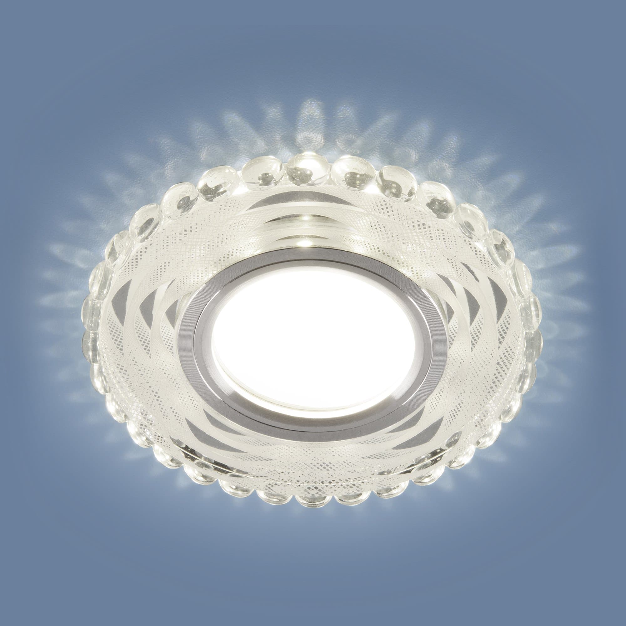 Elektrostandard 2246 MR16 / Светильник встраиваемый SL/WH зеркальный/белый a047759