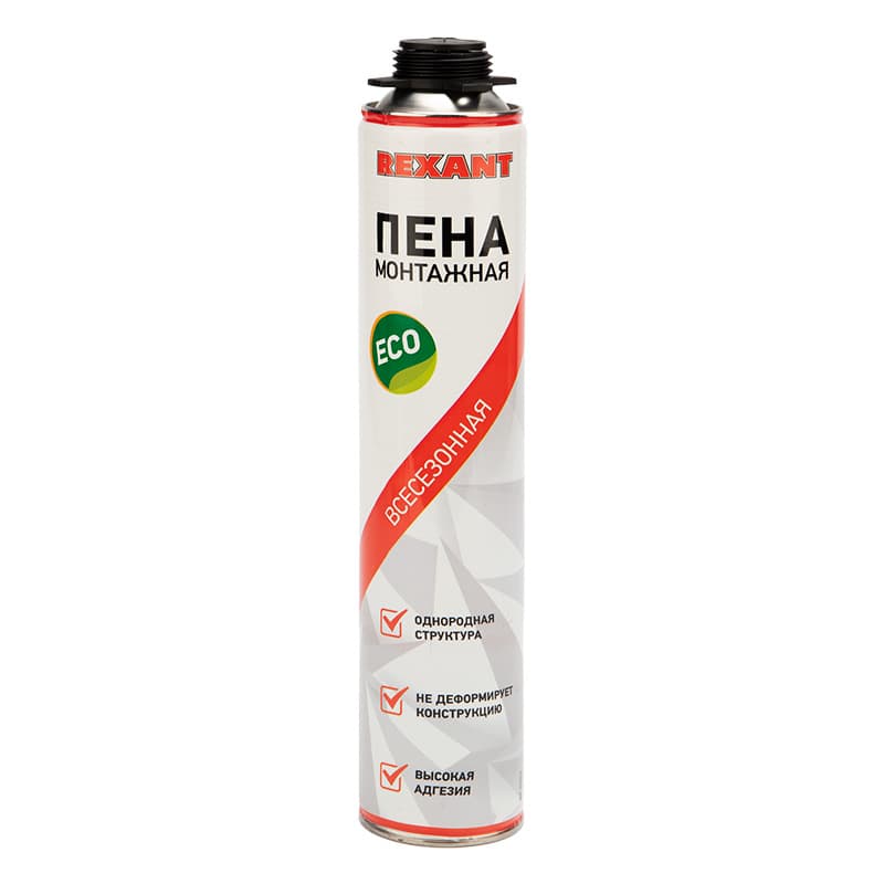 Пена монтажная всесезонная для пистолета 40 л eco Rexant 89-0903