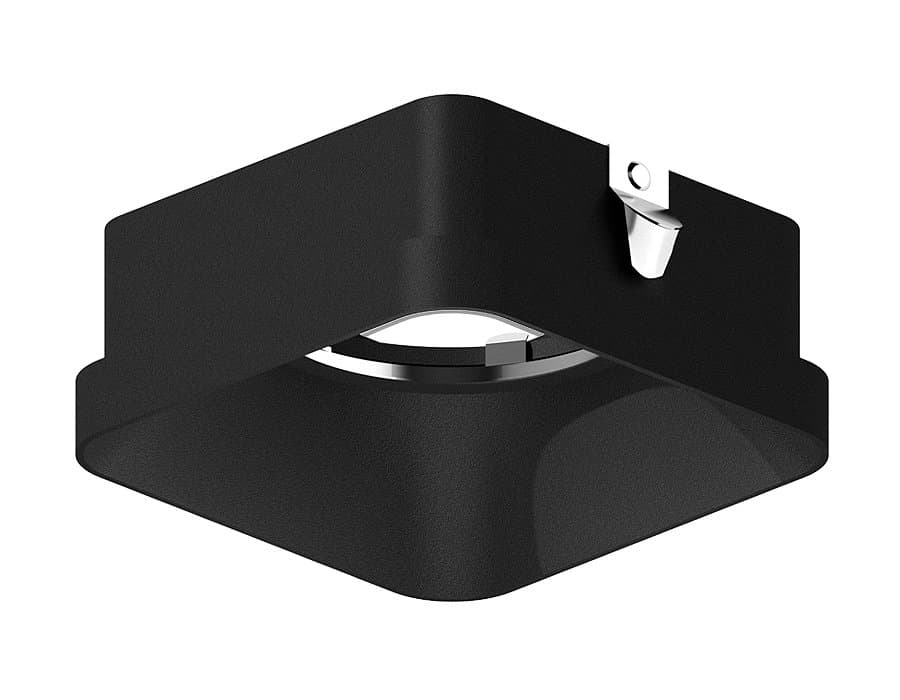 Ambrella Насадка передняя для корпуса светильника с размером отверстия 70*70mm N7702 SBK черный песок 70*70*H35mm Out10mm MR16