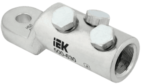 IEK Наконечник болтовой луженый НБЛ 500-630-16/3 35кВ — миниатюра 2
