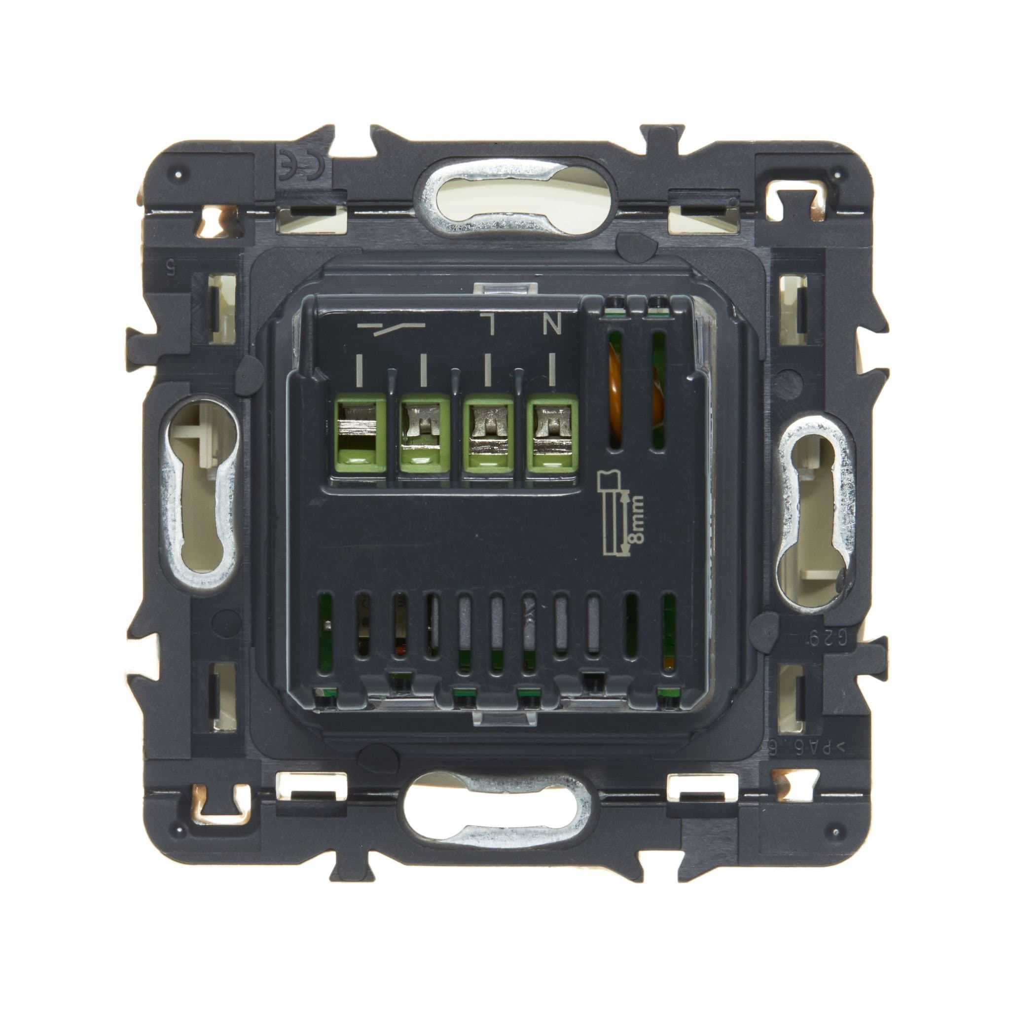 Legrand Celiane2 Графит Накладка выключателя карточного 067909 — миниатюра 4