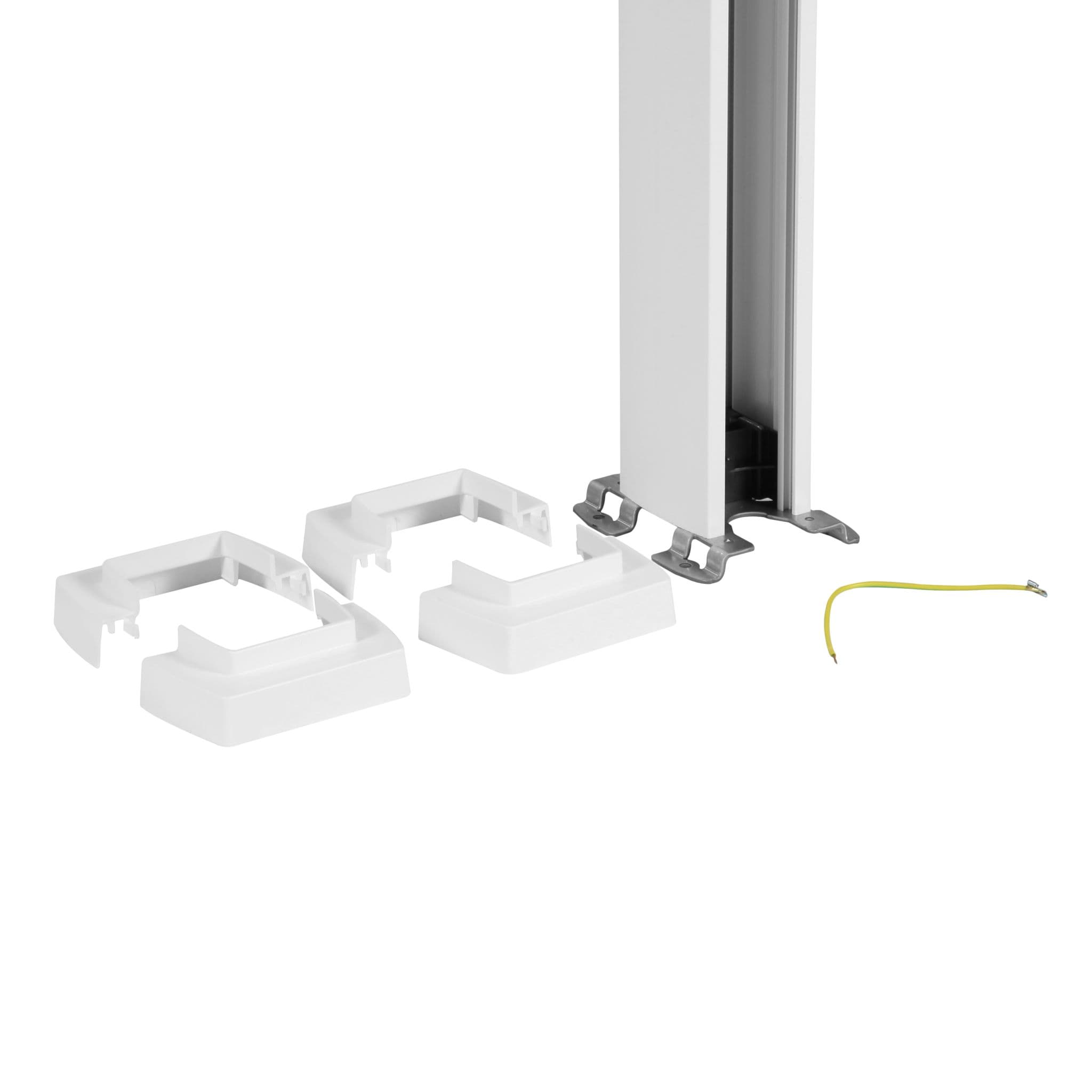 Legrand Snap-On колонна алюминиевая с крышкой из пластика 1 секция 2,77 метра, с возможностью увеличения высоты колонны до 4,05 метра,  цвет белый 653010 — миниатюра 3