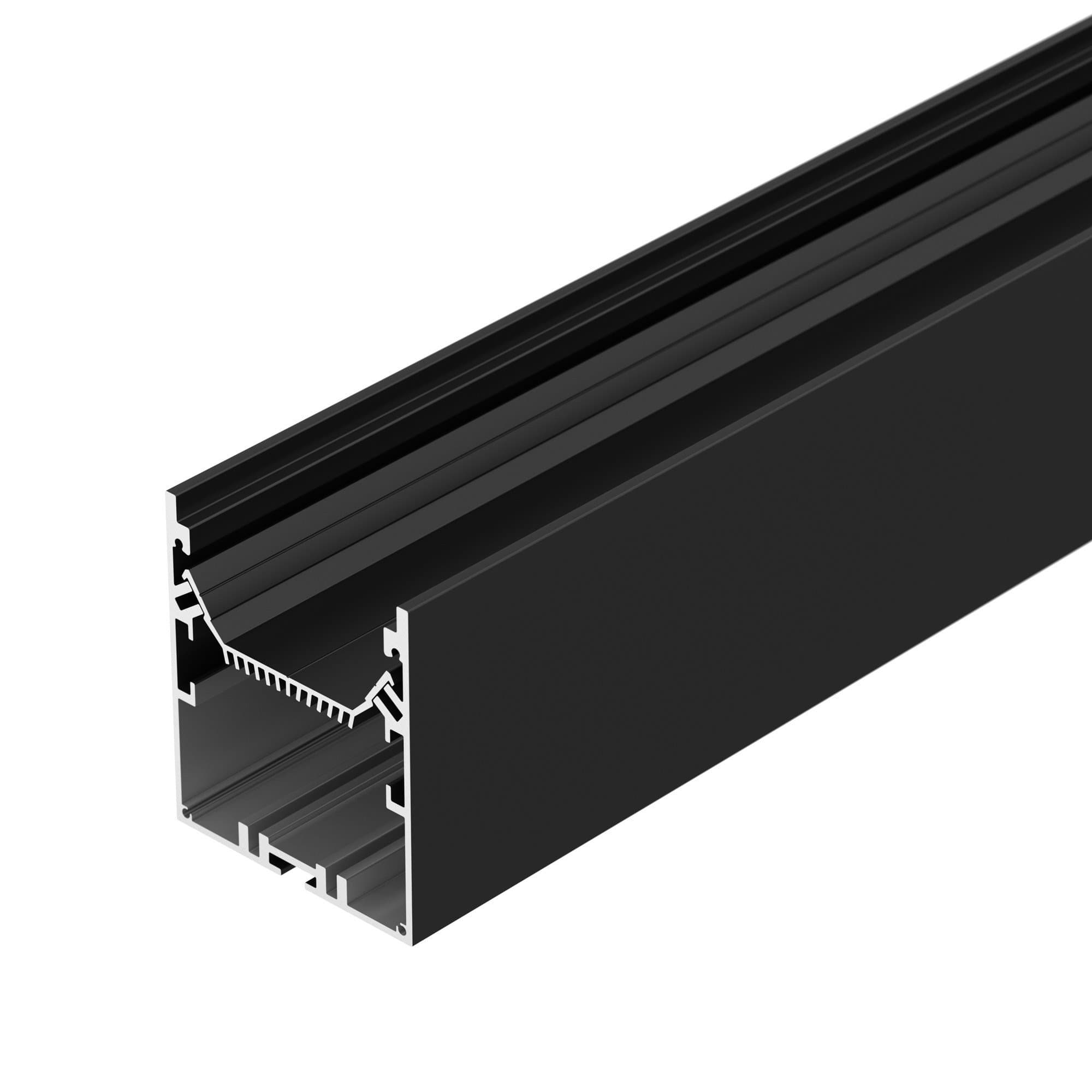Arlight Профиль с экраном SL-LINE-6070-2500 BLACK+OPAL (Алюминий) 028973 — миниатюра 3