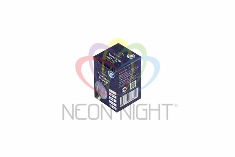 NEON-NIGHT Лампа шар e27 6 LED Ø45мм - белая, прозрачная колба, эффект лампы накаливания 405-125 — миниатюра 2