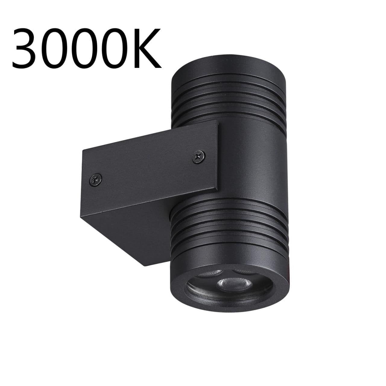 Odeon Light 6648/12WL3 NATURE ODL25 черный/металл Фасадный светильник IP67 LED 12W 3000K AC85-265V STIMA
