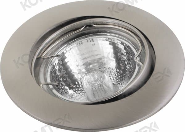 Comtech Camelo Светильник галогеновый встраиваемый повор.MR16 1x50W GU5.3 никель P00607