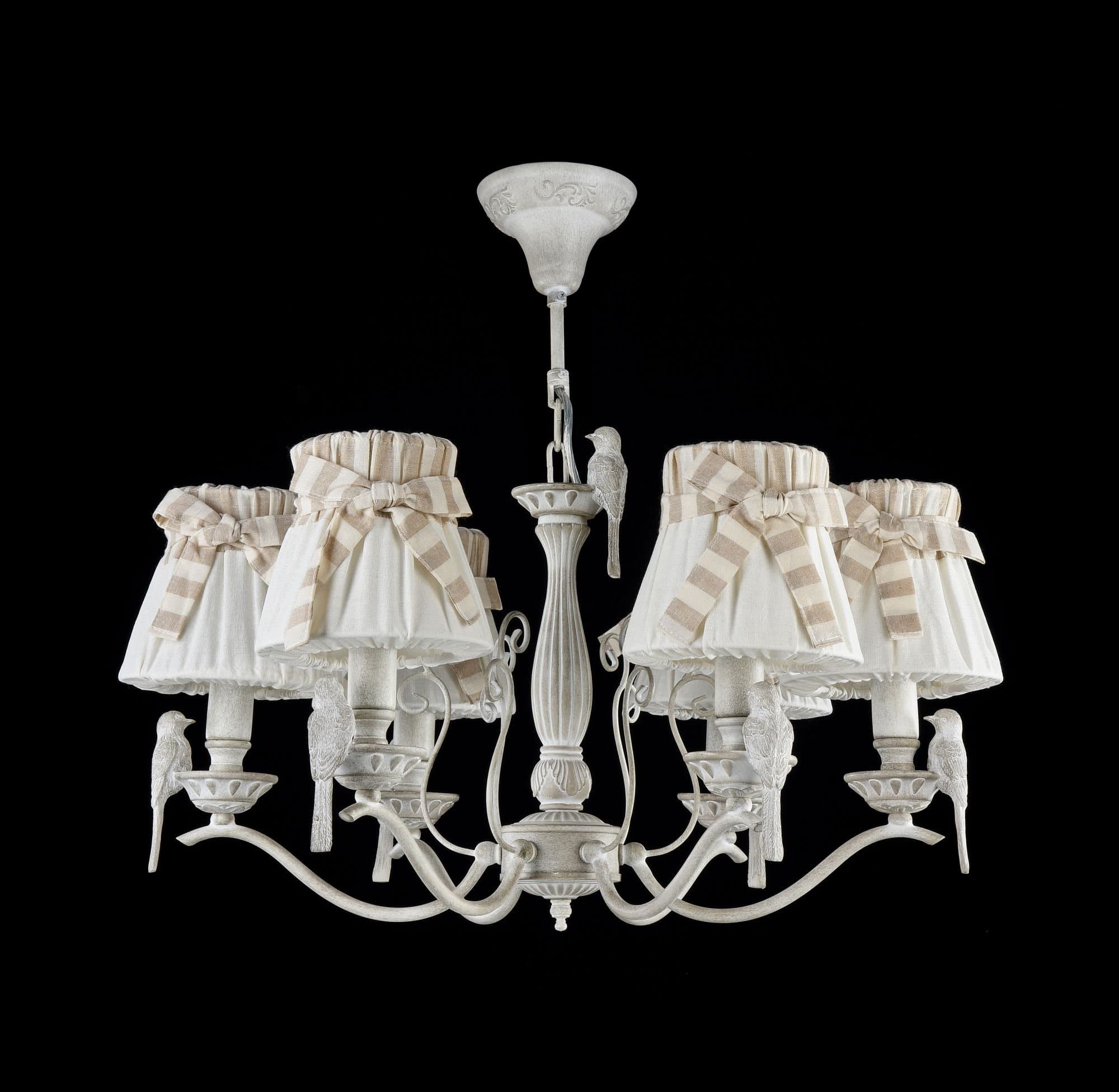 Maytoni Elegant Bird Белый Антик Люстра 6xE14 40W ARM013-06-W — миниатюра 6