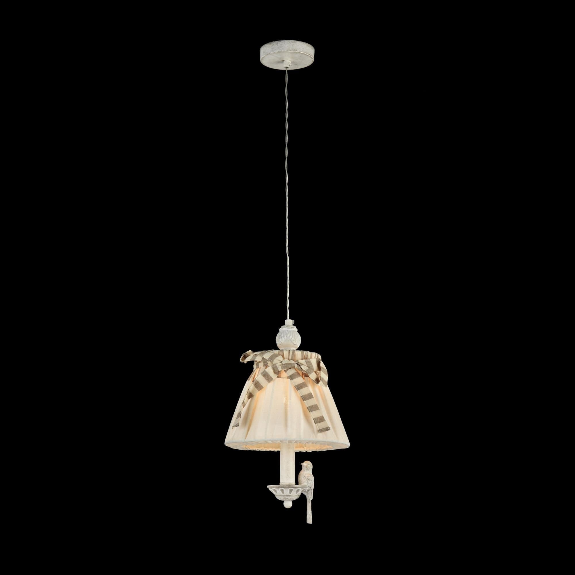 Maytoni Elegant Bird Белый Антик Подвес 1xE14 40W ARM013-PL-01-W — миниатюра 2