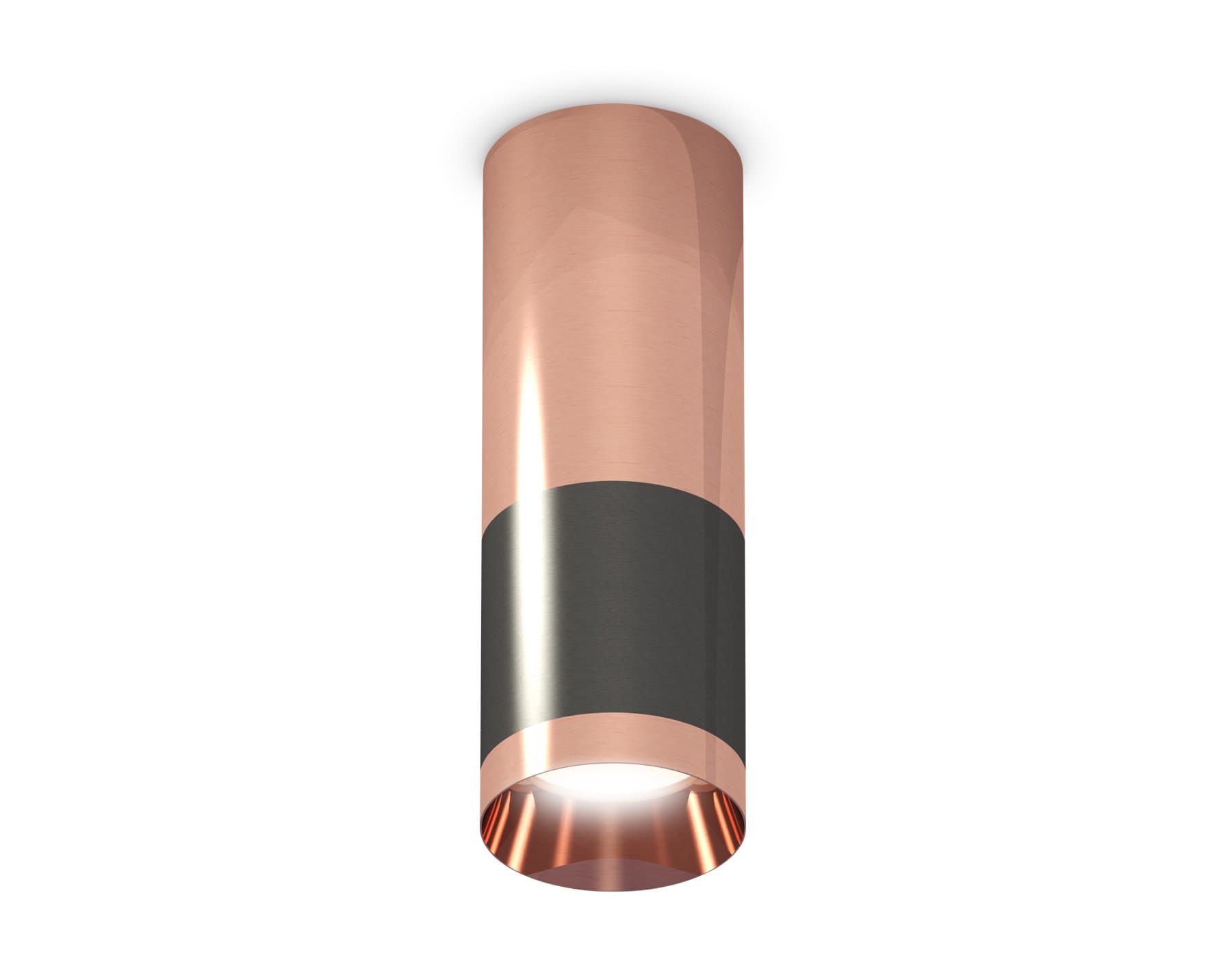 Ambrella Комплект накладного светильника XS6303060 DCH/PPG черный хром/золото розовое полированное MR16 GU5.3 (C6303, C6326, A2010, N6135)