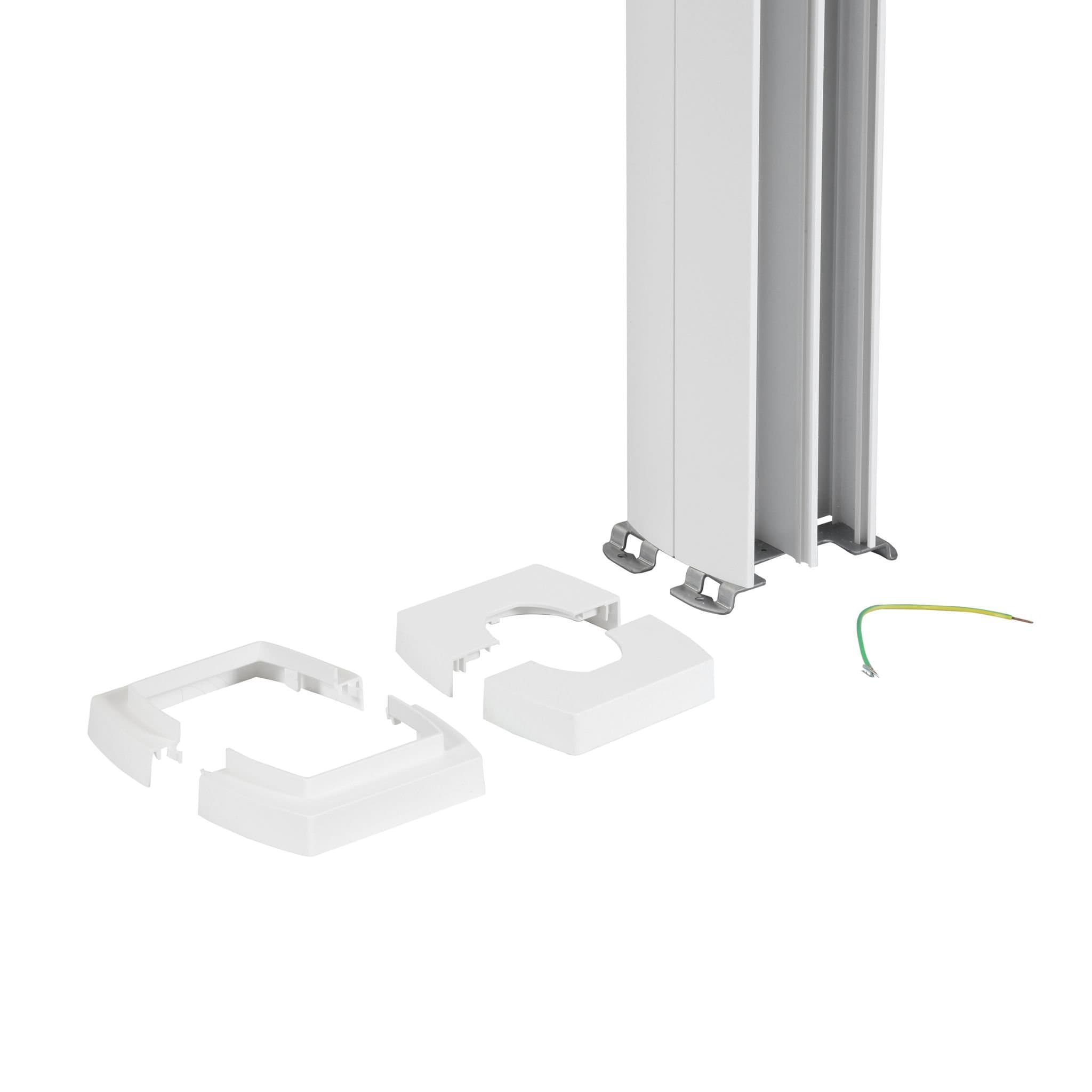 Legrand Snap-On колонна алюминиевая с крышкой из пластика 4 секции, высота 3,3 метра, цвет белый 653050 — миниатюра 2