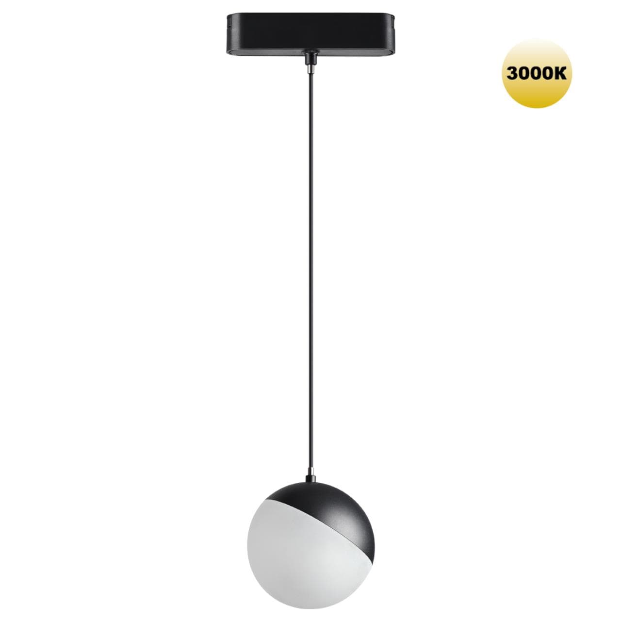 Novotech 359260 SHINO NT23 052 черный Трековый светильник для низковольтного шинопровода IP20 LED 10W 48V 800Лм 3000К SMAL