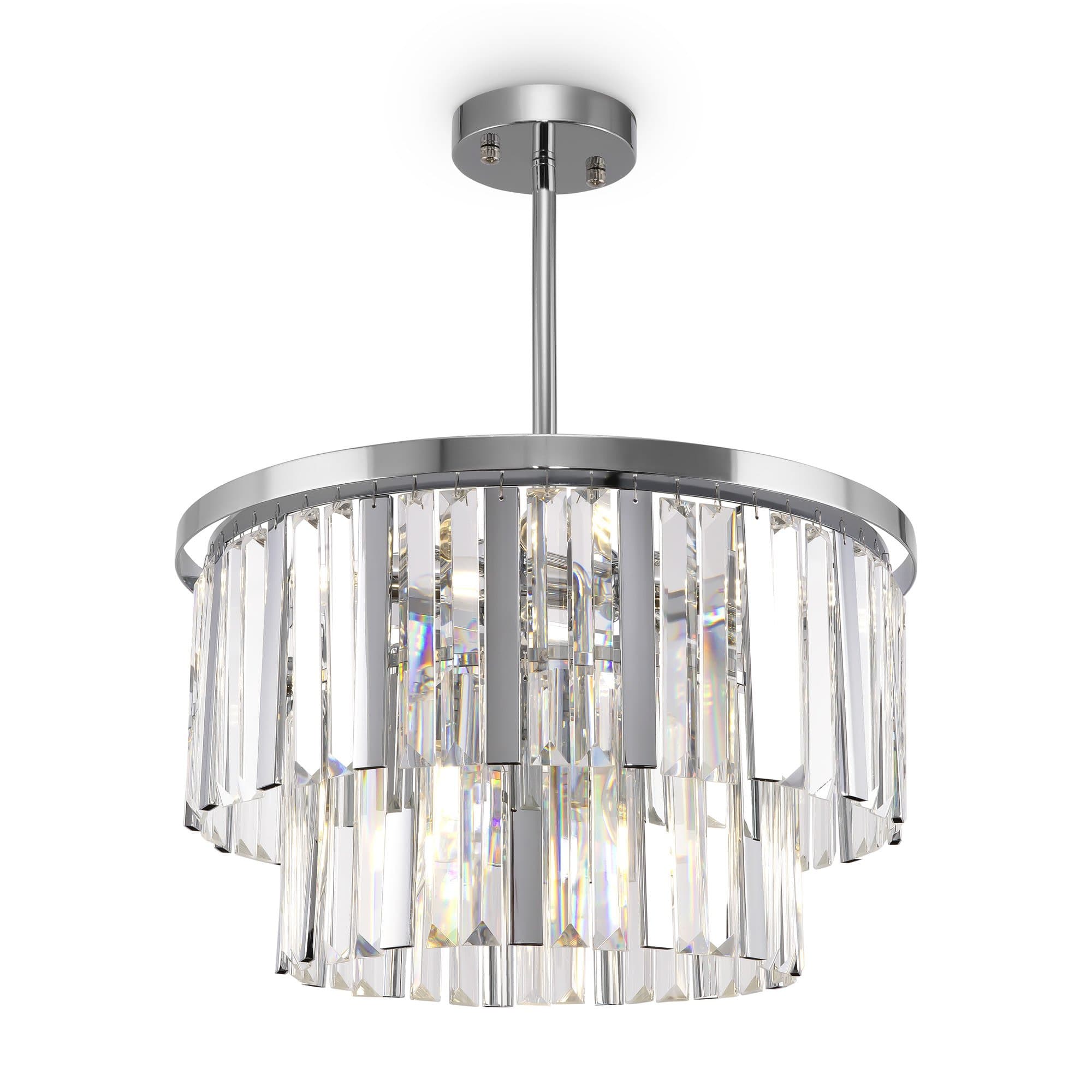 Freya Crystal Market Хром Люстра FR11001PL-08CH — миниатюра 1