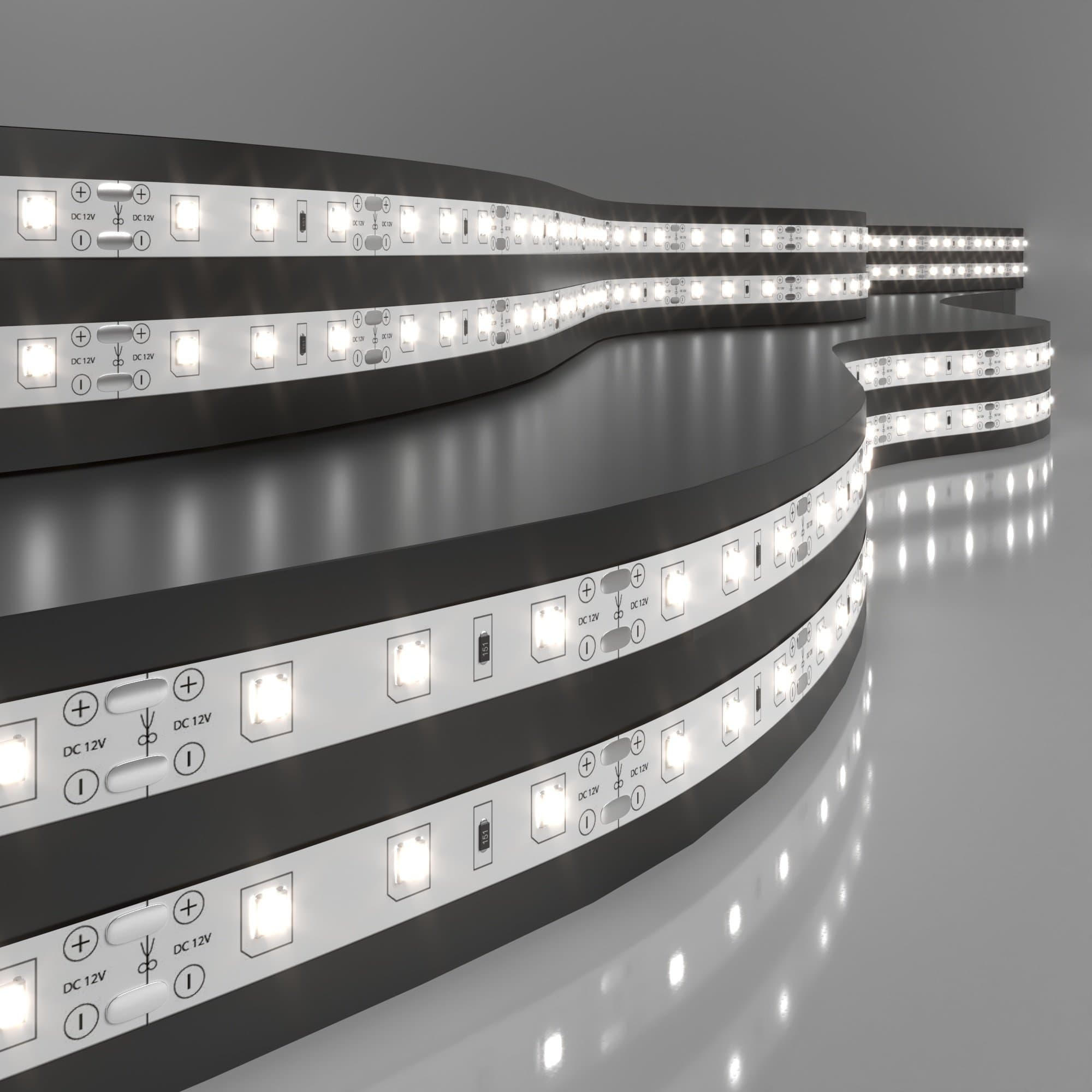 Elektrostandard 2835 12V 60Led 4,8W IP20 / Лента светодиодная 60Led 4,8W IP20 4200K дневной белый a050576