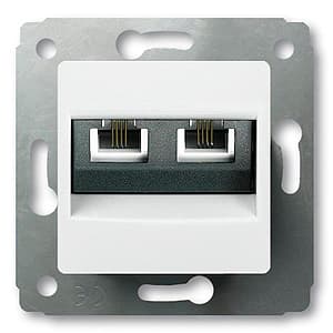 Legrand DIY Cariva Бел Розетка ТЛФ 2-ая 695951 — миниатюра 2